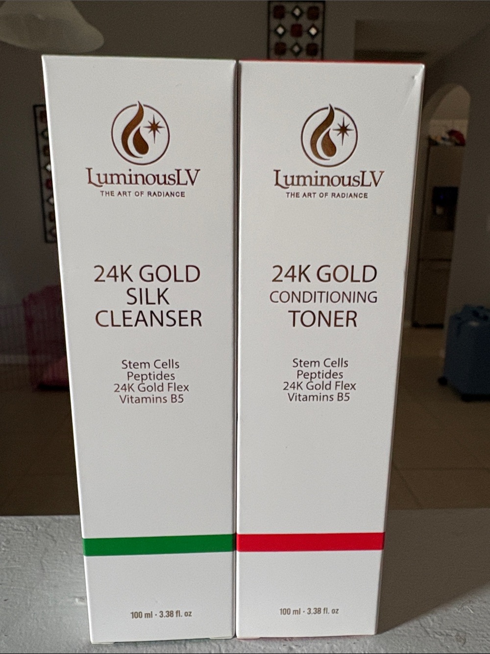LuminousLV 24K Gold Silk Cleanser & Toner